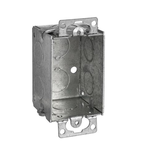 steel city 1 gang metal square wall electrical box|steel city switch box catalog.